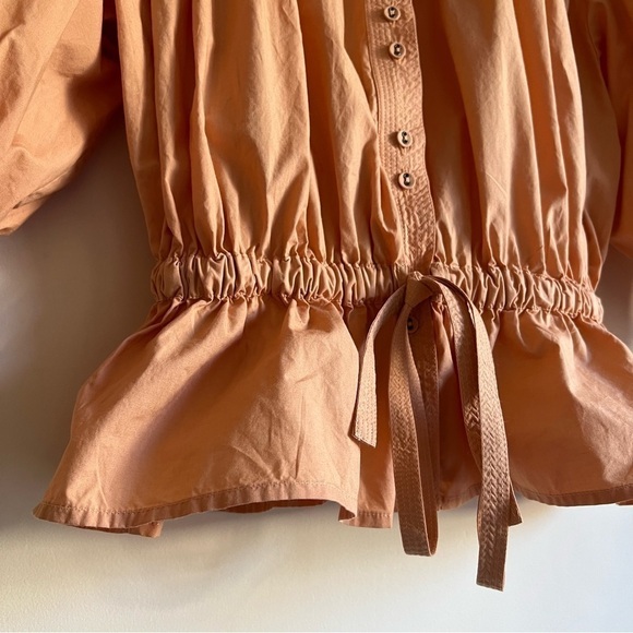 Ulla Johnson Minnie Blouse in Pale Coral - Picture 6 of 15